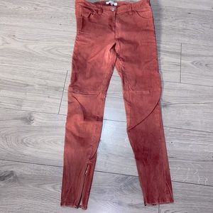 IRO TIANE 100 % lamb leather jeans